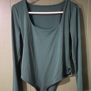 Dynamite Green Long Sleeve Bodysuit